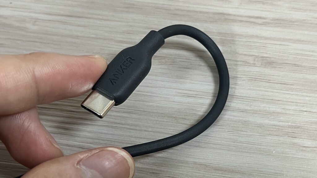 Anker 541 エコフレンドリー USB-C & ライトニング ケーブルの折り曲げ画像