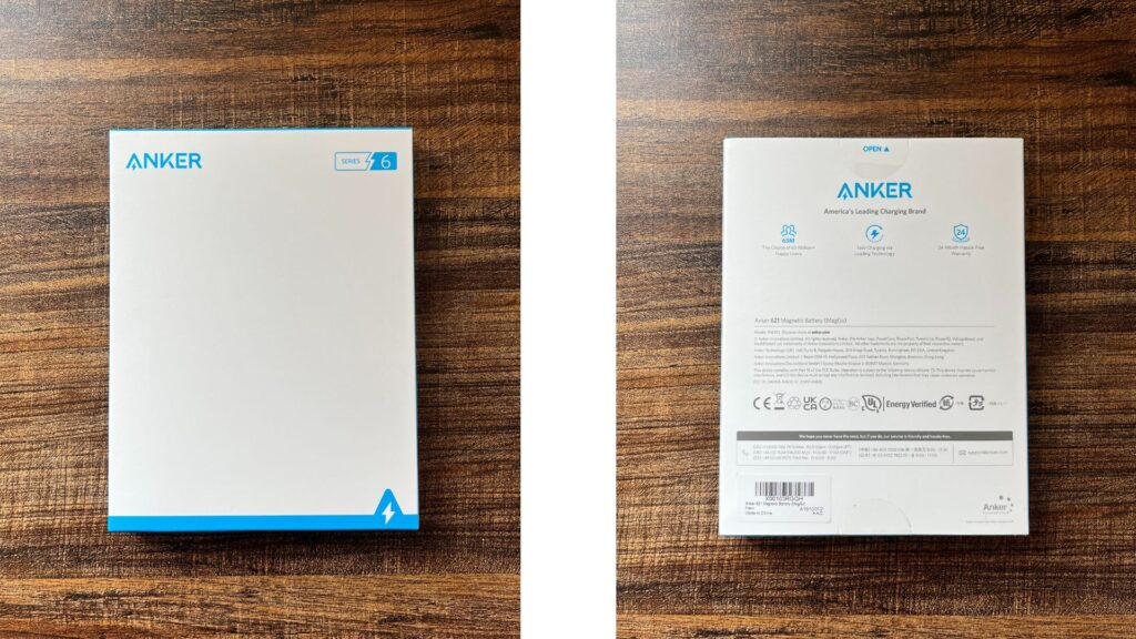 Anker 621 Magnetic Battery (MagGo)の外箱