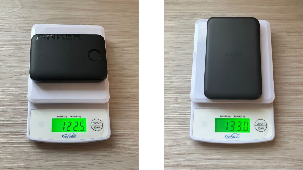 Anker 321 MagGo Battery (PowerCore 5000)とAnker 621 Magnetic Battery (MagGo)の比較2