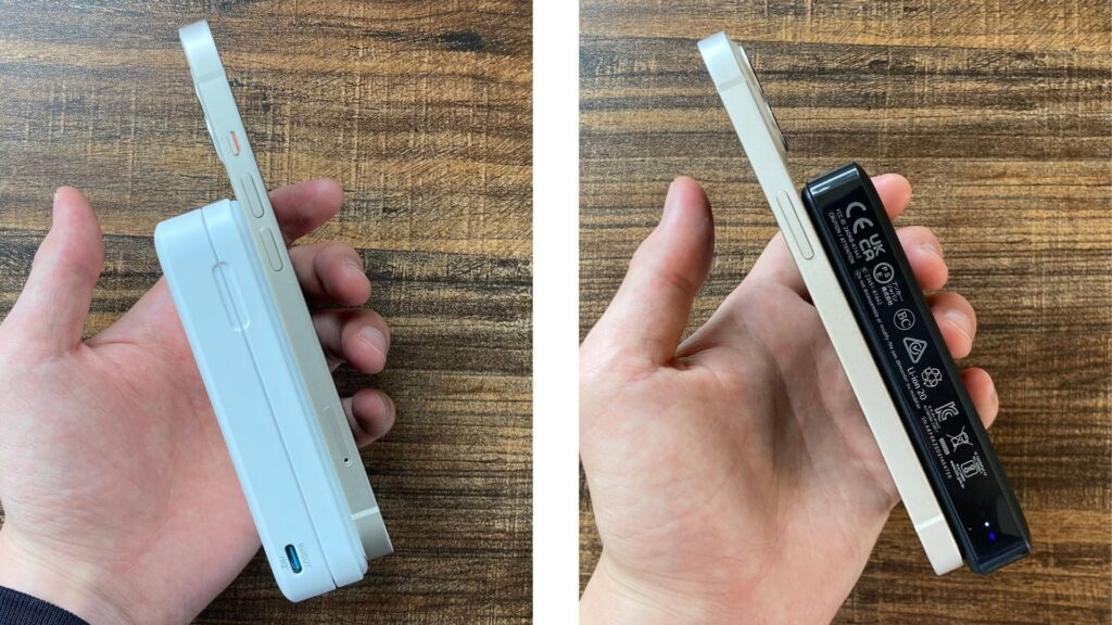 Anker MagGo Power Bank (6600mAh)とAnker 334 MagGo Battery (PowerCore 10000)の比較4