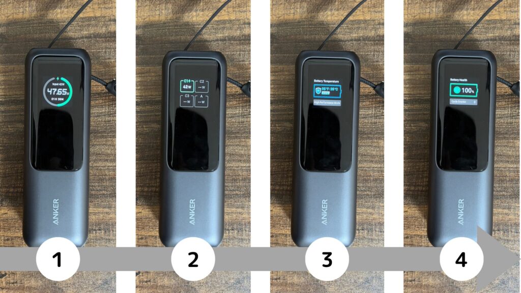 Anker Power Bank (25000mAh, Built-In & 巻取り式USB-Cケーブル)33