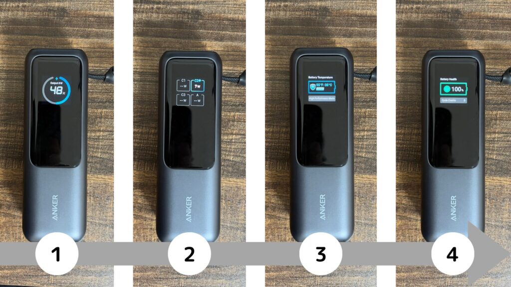 Anker Power Bank (25000mAh, Built-In & 巻取り式USB-Cケーブル)34